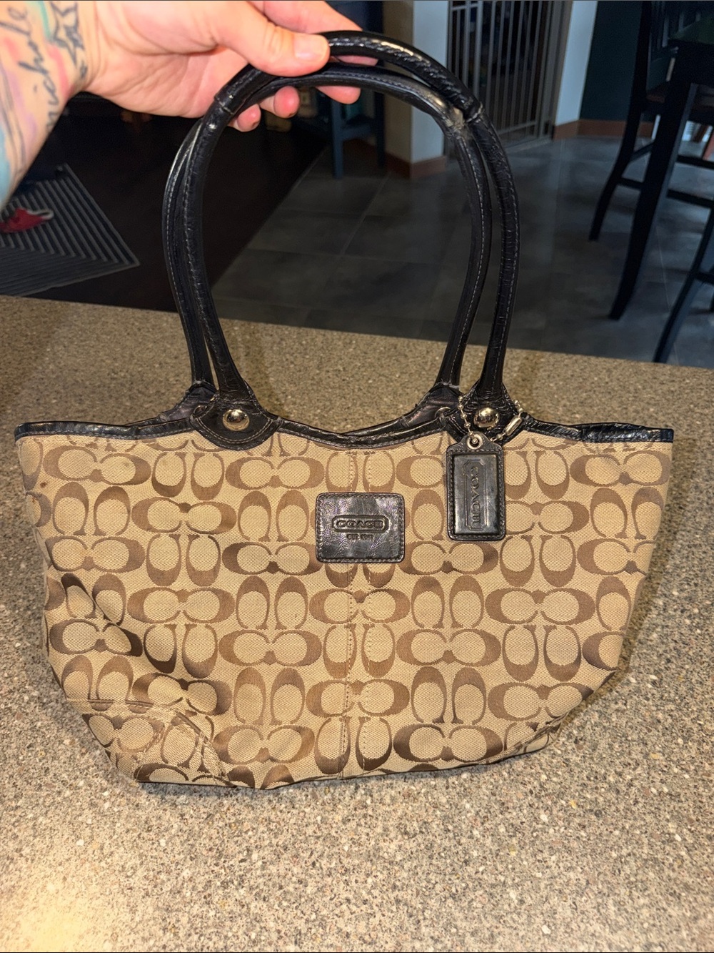 Coach Bleecker Signature Canvas Tote
